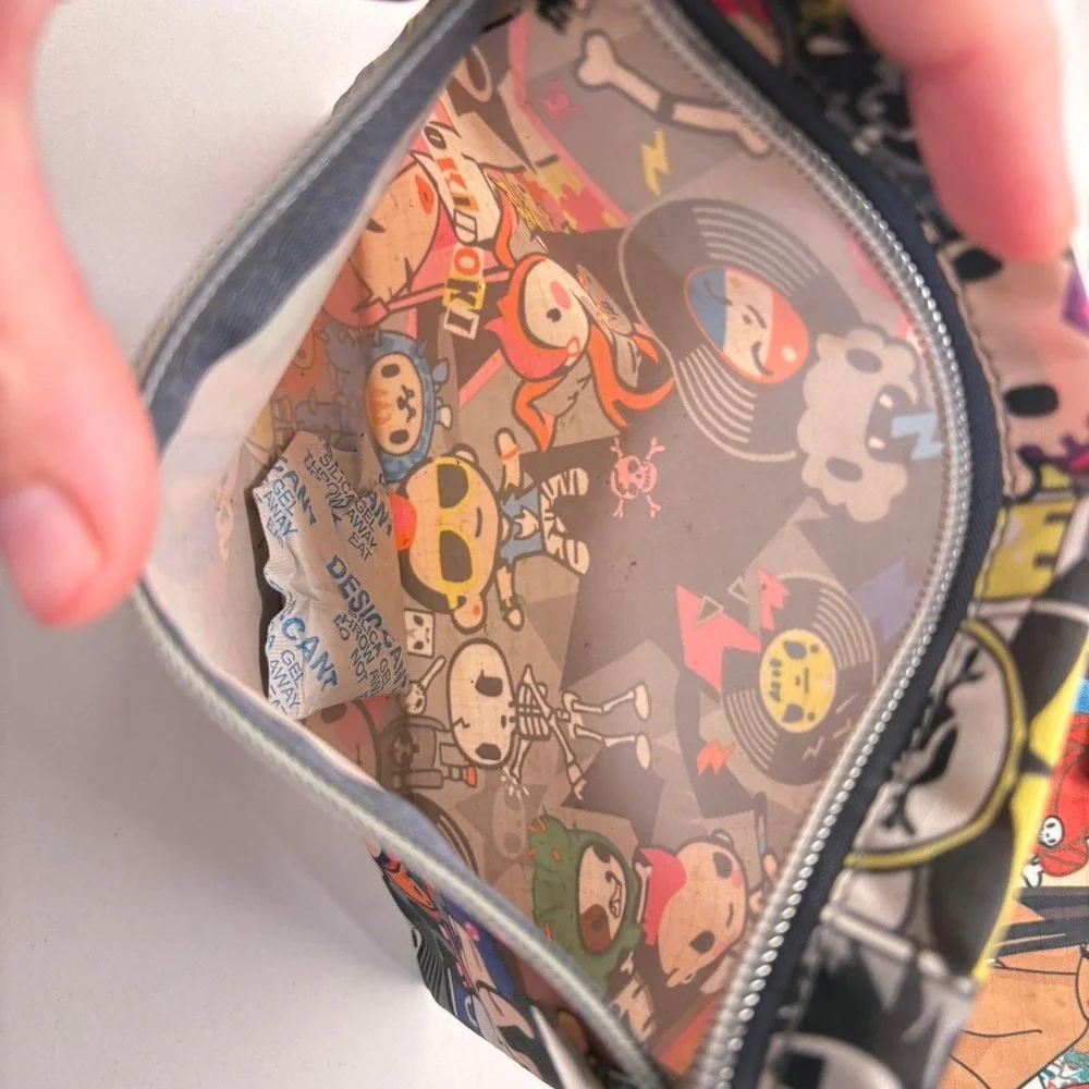 Tokidoki multi coloured pouches